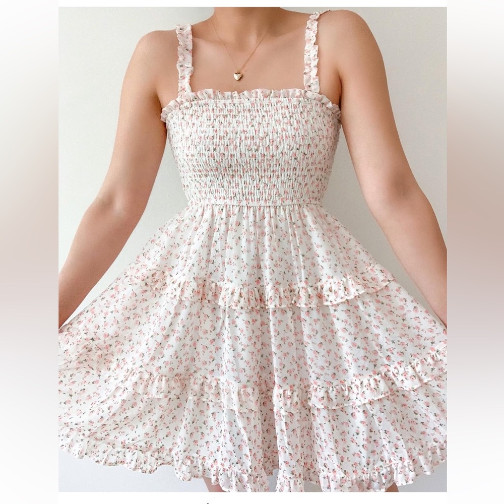Breath of Youth - Spring Garden Party Mini Dress